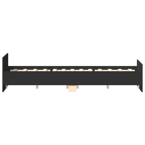Bettgestell Schwarz 135x190 cm
