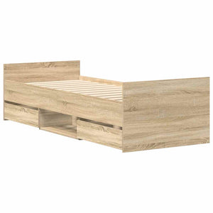 Bettgestell Sonoma Eiche 90x200 cm
