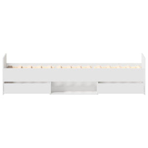 Bettgestell Weiß 75x190 cm