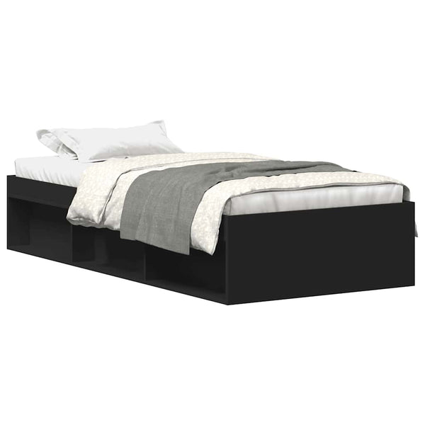 Bettgestell Schwarz 90x200 cm
