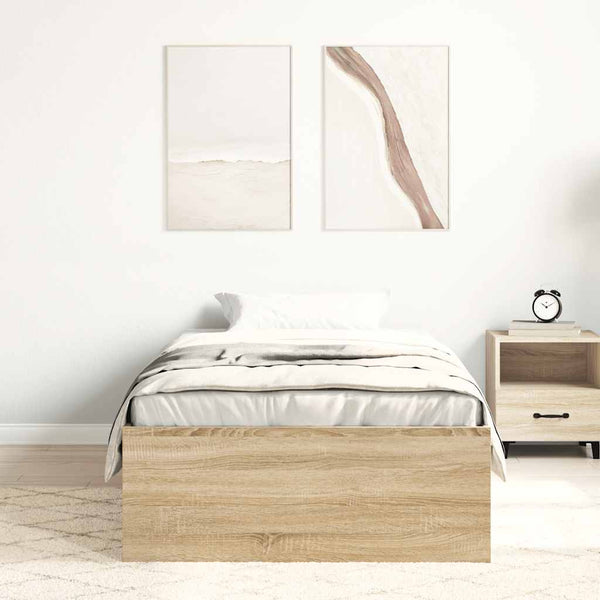 Bettgestell Sonoma-Eiche 100x200 cm