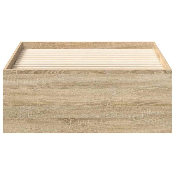 Bettgestell Sonoma-Eiche 100x200 cm