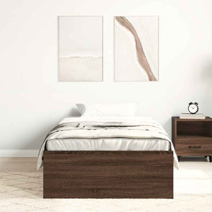 Bettgestell Braun Eichen-Optik 100x200 cm