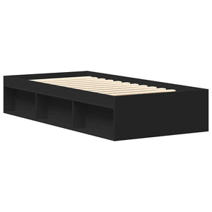 Bettgestell Schwarz 90x190 cm