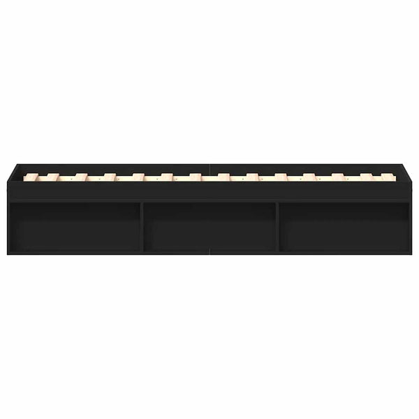 Bettgestell Schwarz 90x190 cm