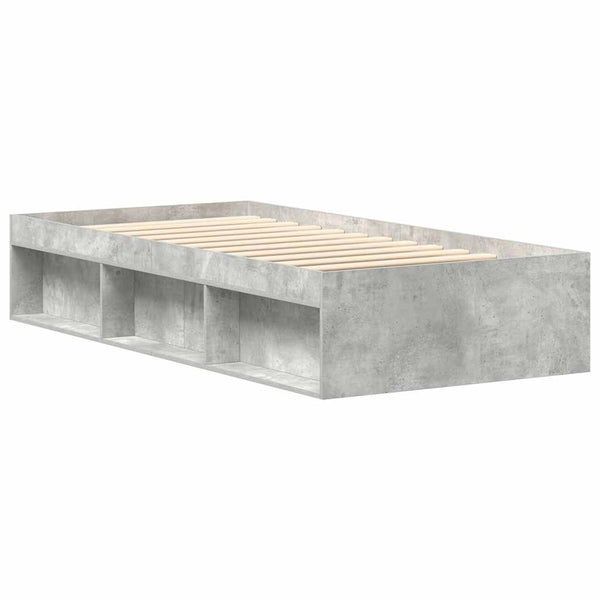 Bettgestell Betongrau 90x190 cm