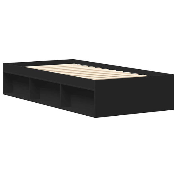 Bettgestell Schwarz 75x190 cm