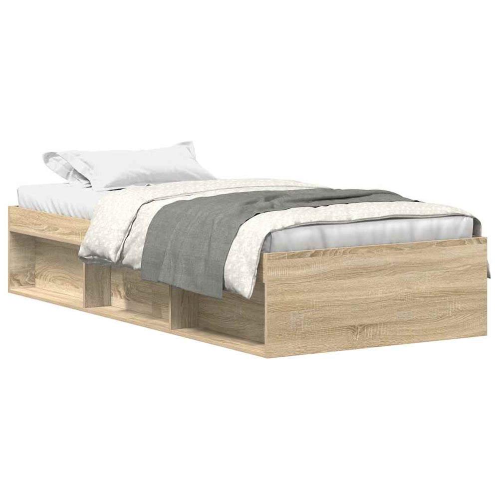 Bettgestell Sonoma-Eiche 75x190 cm