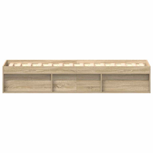 Bettgestell Sonoma-Eiche 75x190 cm