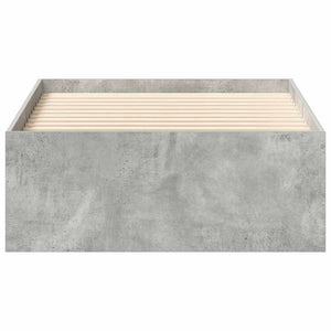 Bettgestell Betongrau 75x190 cm