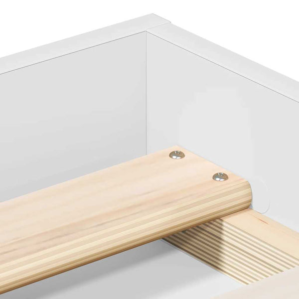 Bettgestell Weiß 150x200 cm