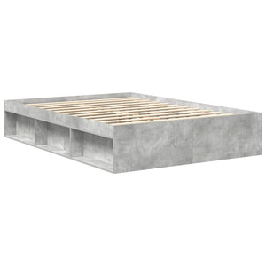 Bettgestell Betongrau 150x200 cm