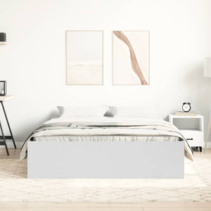 Bettgestell Weiß 160x200 cm