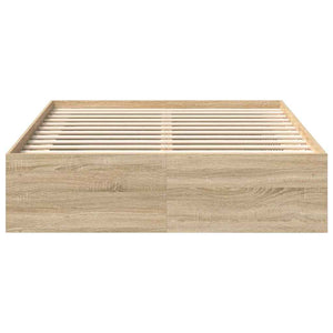 Bettgestell Sonoma-Eiche 160x200 cm