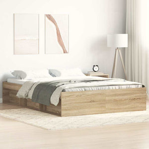 Bettgestell Sonoma-Eiche 160x200 cm