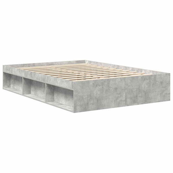Bettgestell Betongrau 160x200 cm