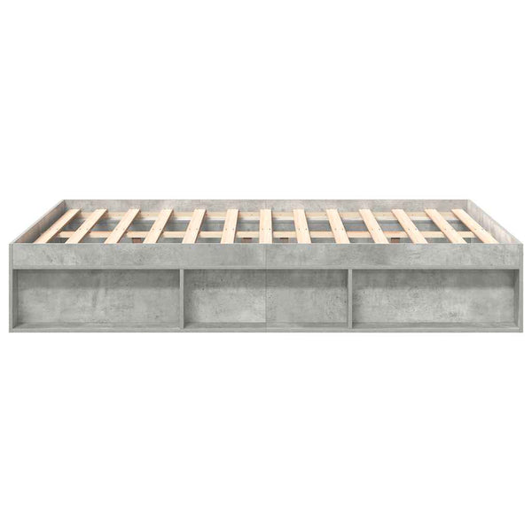 Bettgestell Betongrau 160x200 cm