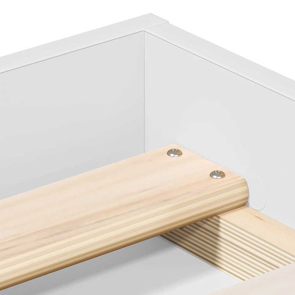 Bettgestell Weiß 180x200 cm