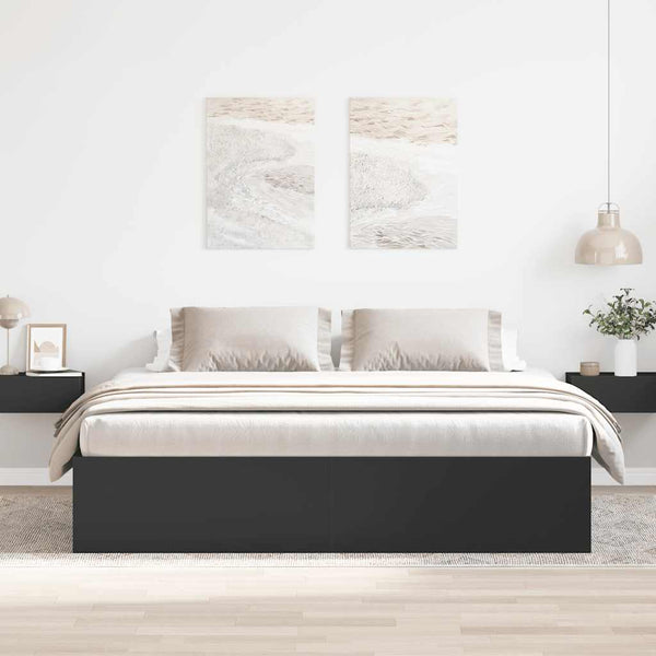 Bettgestell Schwarz 180x200 cm
