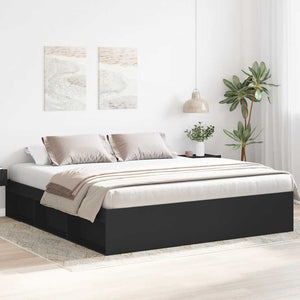 Bettgestell Schwarz 180x200 cm