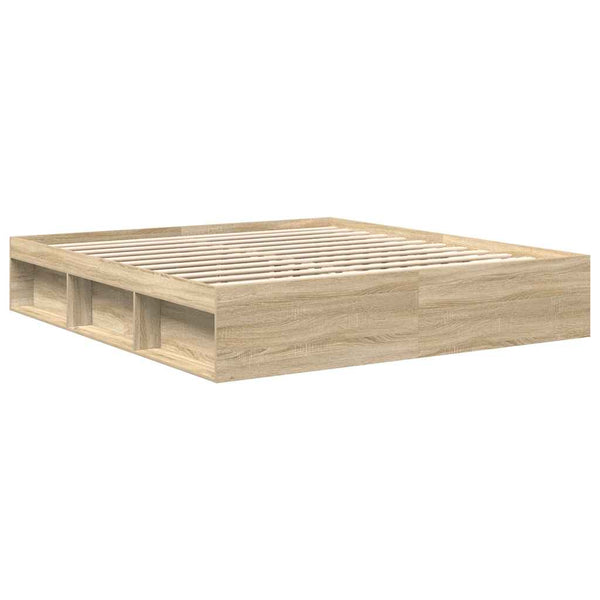 vidaXL Bed Frame Sonoma Oak 180x200 cm