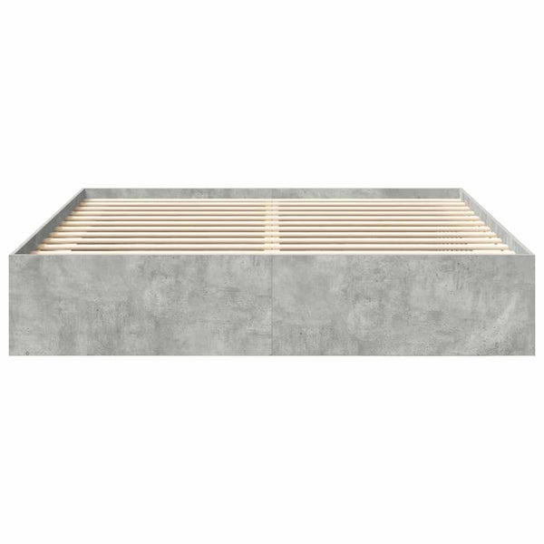 Bettgestell Betongrau 180x200 cm