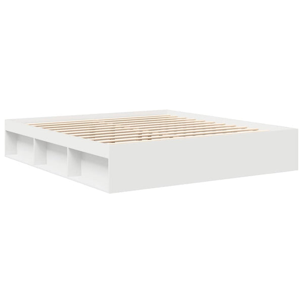Bettgestell Weiß 200x200 cm