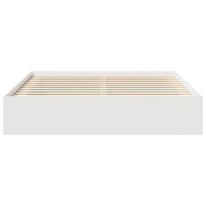 Bettgestell Weiß 200x200 cm