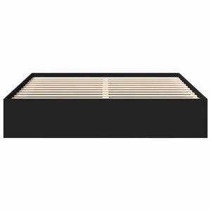 Bettgestell Schwarz 200x200 cm