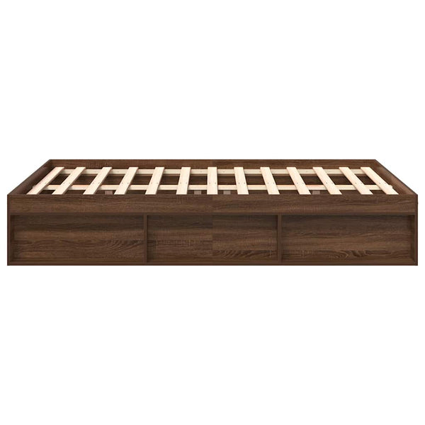Bettgestell Braun Eichen-Optik 120x190 cm