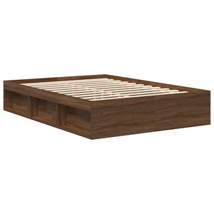Bettgestell Braun Eichen-Optik 120x190 cm