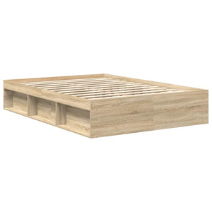 vidaXL Bed Frame Sonoma Oak 140x190 cm
