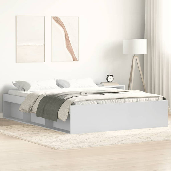 Bettgestell Weiß 135x190 cm