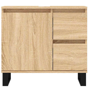 Bettgestell 135x190 cm Grau Sonoma