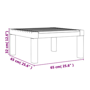 vidaXL Salon de jardin 3 pcs avec coussins anthracite PP