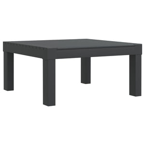 vidaXL Salon de jardin 3 pcs avec coussins anthracite PP