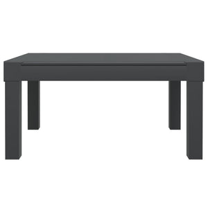 vidaXL Salon de jardin 3 pcs avec coussins anthracite PP