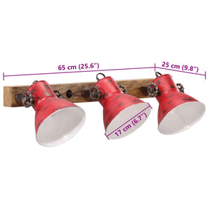 Rote Wandleuchte 25W E27