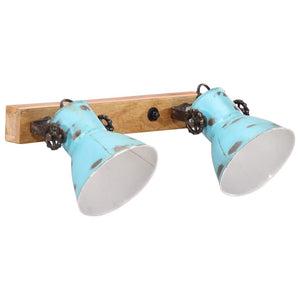 Blaue Wandleuchte 25W, 45x25 cm, E27