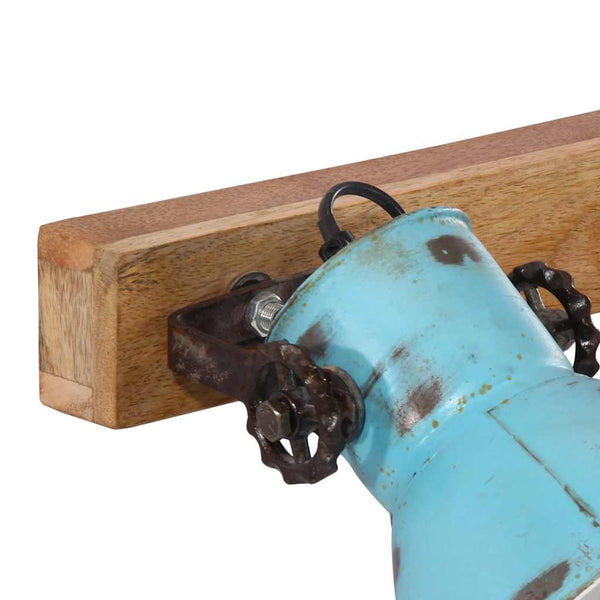 Blaue Wandleuchte 25W, 45x25 cm, E27