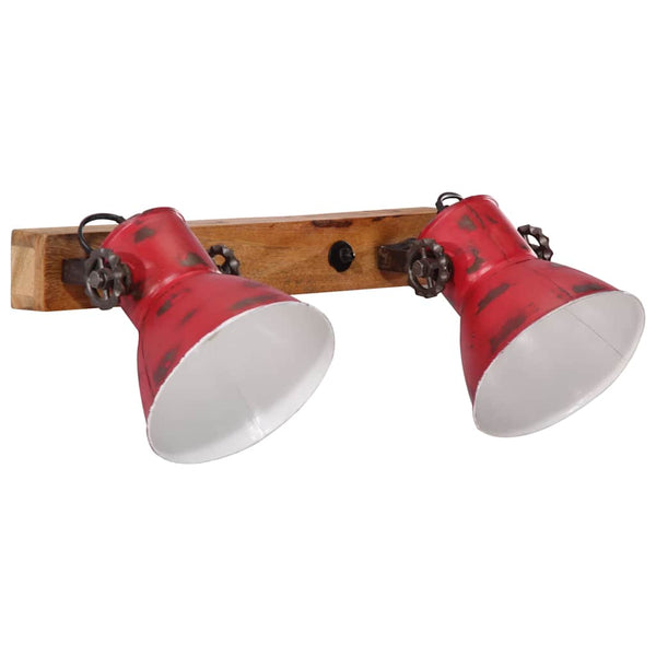 Wandleuchte Rot 25W E27 45x25cm