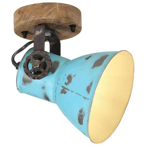 Blaue Wandleuchte E27 25W