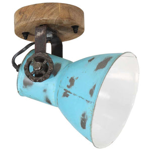 Blaue Wandleuchte E27 25W