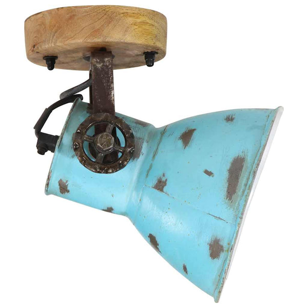Blaue Wandleuchte E27 25W