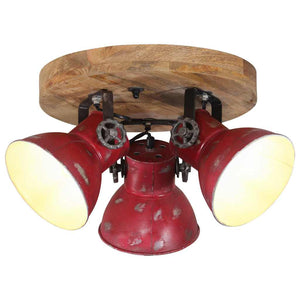 Rote Deckenleuchte 25 W E27 35x35 cm