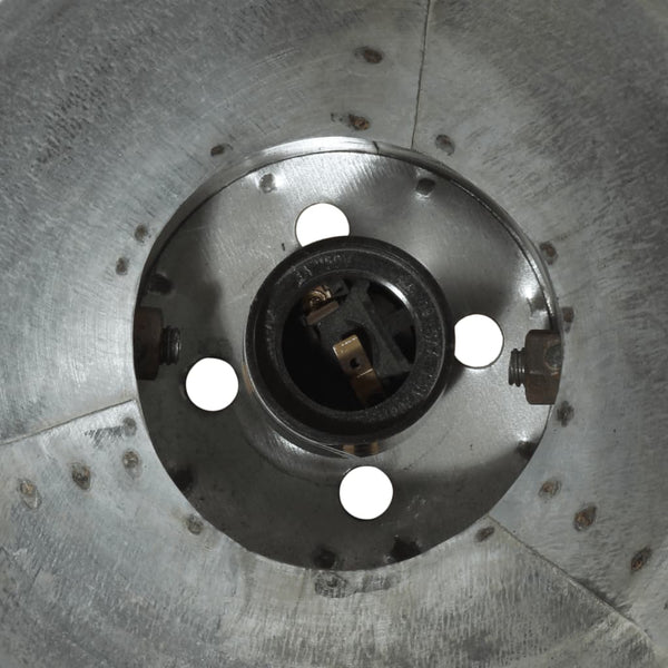 Vintage Deckenleuchte Silber 5-flammig
