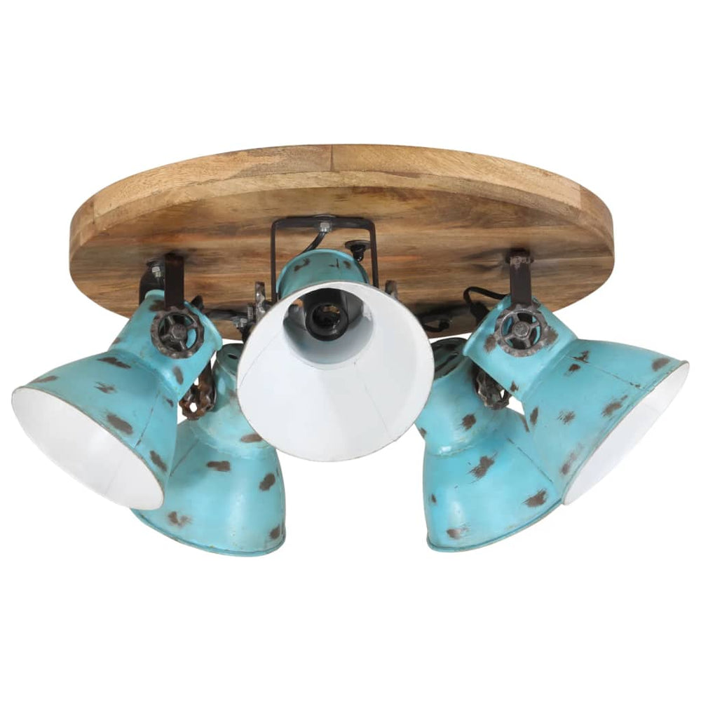 Blaue Deckenleuchte 50 cm E27