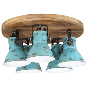Blaue Deckenleuchte 50 cm E27