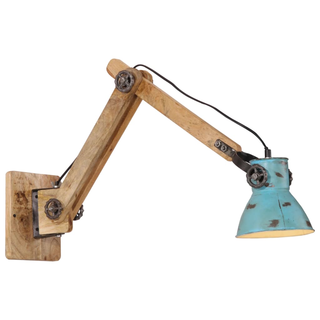 Blaue Wandleuchte E27 25W