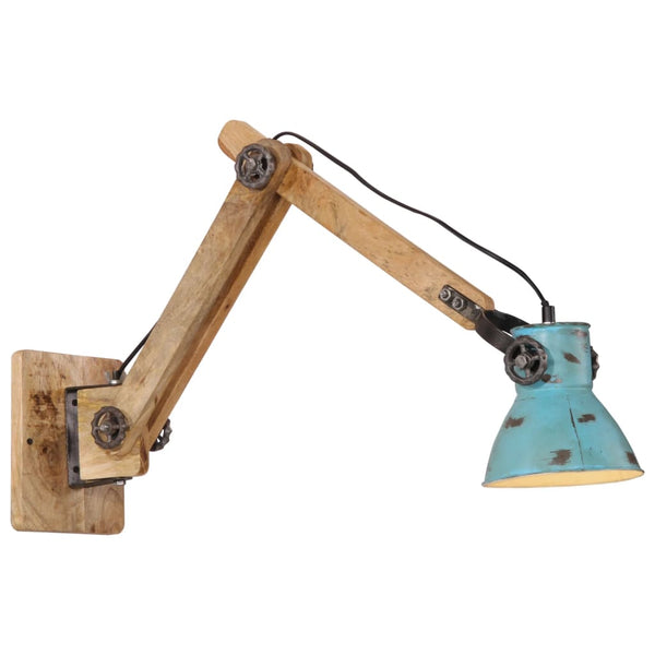 Blaue Wandleuchte E27 25W